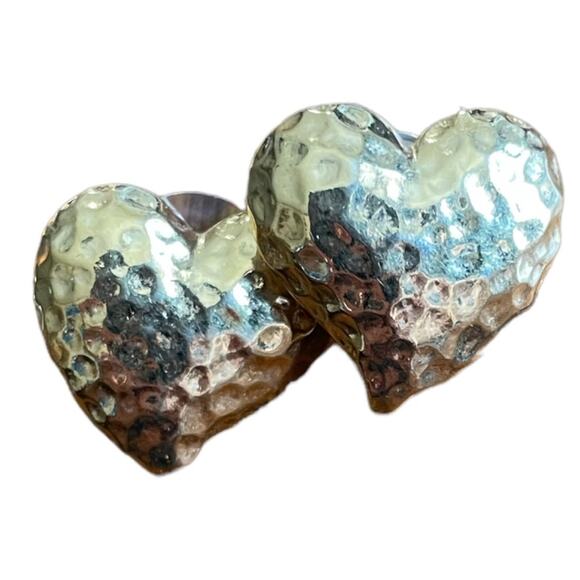 Vintage Heart Shaped Earrings - Picture 3 of 4